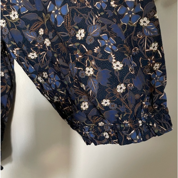 NWT Free Assembly 2X Floral 100% Cotton top blouse - Picture 4 of 9